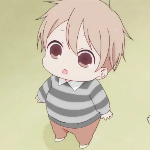 figure, anime baby-sitter, anime mignon, anime kotaro ko, école d'animation midori nanny