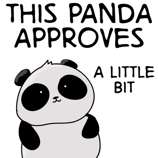 panda, panda fofo, padrão de panda fofo, panda preto e branco fofo, esboço pequeno pandok