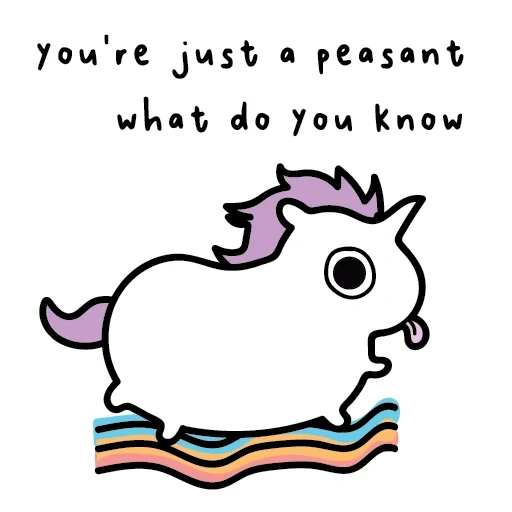 unicorn yo, plump unicorn, unicorn sketch, unicorn stickers are cute, cute unicorn pattern