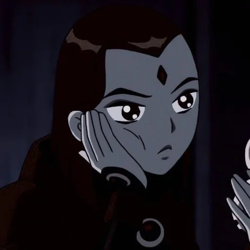 anime, raven, young titans, teen titans raven, raven titans 2003