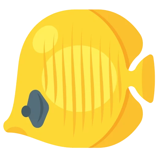 fish, fish, the fish is yellow, yellow fish of children, yellow fish with a white background