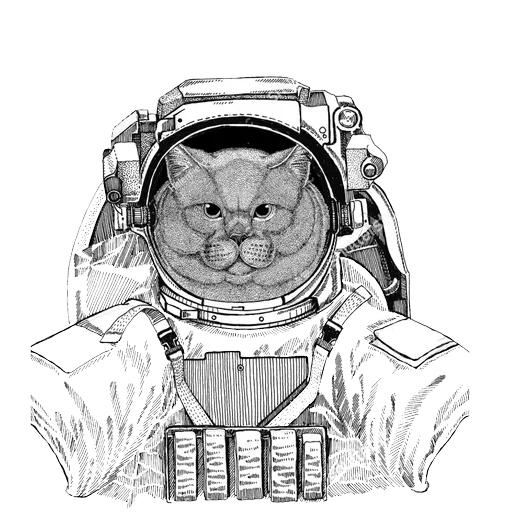 el gato es un traje espacial, gato de traje espacial, dibujo de supresidad, dibujo de traje de espacios para perros, vaca con dibujos de traje de espacios con un lápiz