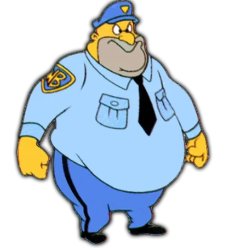le guardie, ralph guardian, polizia del personaggio di simpson
