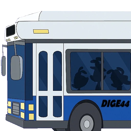 trolley bus, bus vector, installation bus, trolley bus with white background, transparent background trolley bus