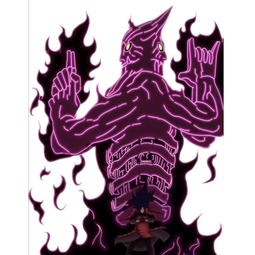 susanoo, demonio de susano, uchiha madara susano, naruto susano madara, susano madara primera etapa