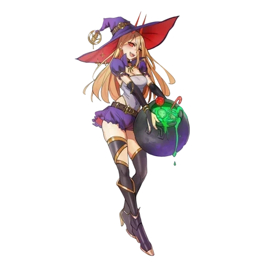 sorcière d'anime, sorcière d'anime, sorcière d'anime magique, anime fille est une sorcière, anime zenonzard personnages witch
