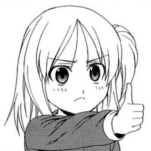 аниме палец вверх, мемы аниме, аниме рисунки, аниме персонажи, аниме мем