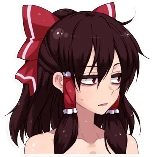 anime, anime mikiri, personaggi anime, reimu hakury ahegao, senki zesshou symphogenar