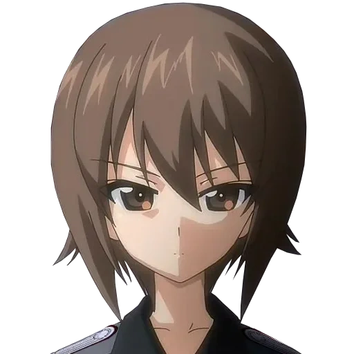 chica de animación, chica de animación, espiga de caballo xiquan, maho nishizumi, girls und panzer