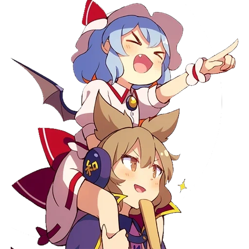 arte de animação, arte de animação, menina anime, papel de animação, toyosatomimi no miko remilia