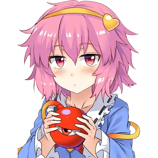 anime, arte de anime, anime satori, komeiji satori, personajes de anime