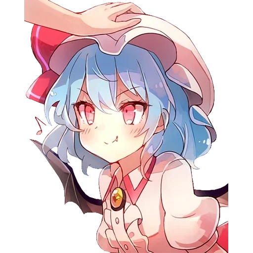 art behind the head, touhou project, touhou remilia, remilia scarlet, remilia scarlet pat