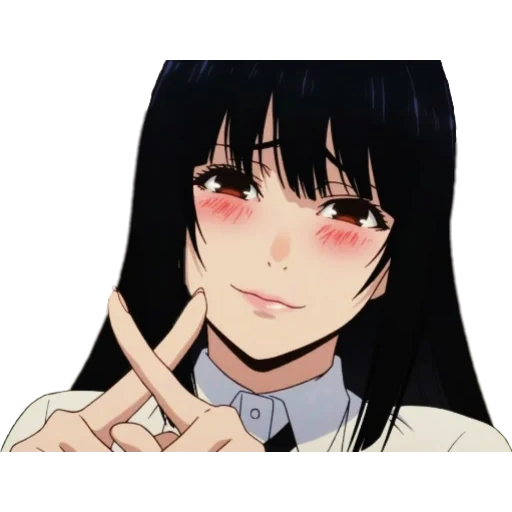 yumeko, kakegurui, yumko jabs, kakeguru yumeko, kakegurui kegembiraan gila