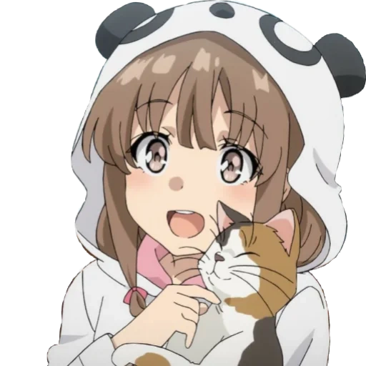 lolly, anime fofo, kaede azusagawa, seishun buta anime, lindos desenhos de anime