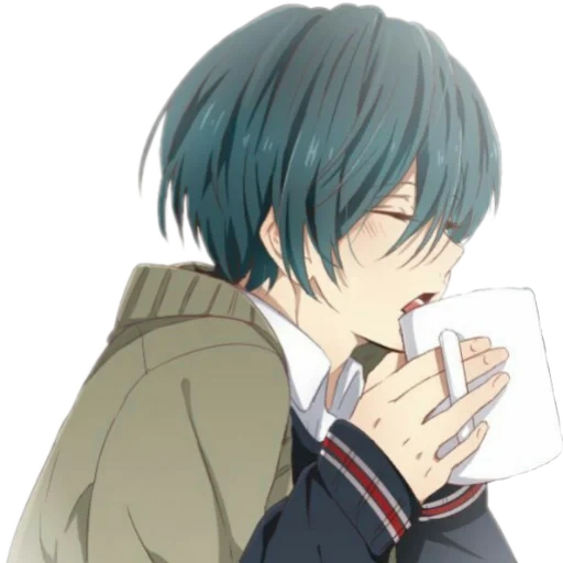 chicos de anime, chicos de anime, ikuya kirishima, chicos de anime arta, encantadores chicos de anime