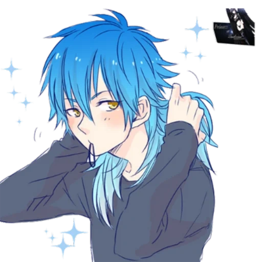 парень аниме, синие волосы аниме, куны голубыми волосами, аниме кун синими волосами, мальчик 12-15 лет аниме синими волосами
