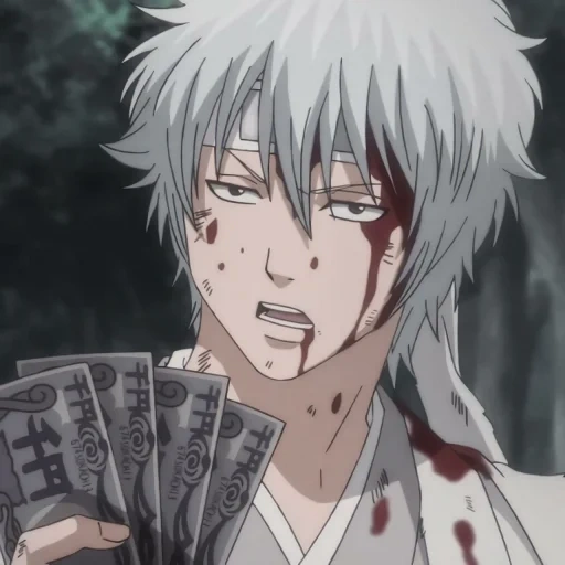 gintama, gintoki, anime gintama, anime gintama gintoki mal, gintama gintoki contre utsuro