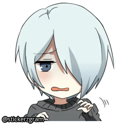 animação, neil chibi, vale do sino de chibi, hama kaze chibi, 2b neil autômato chibi