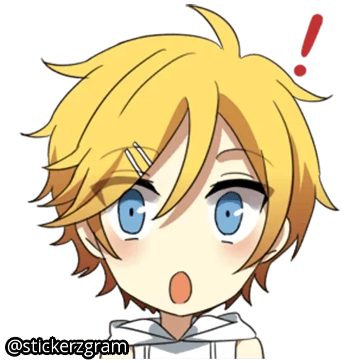 seni anime, anime itu sederhana, gambar anime, karakter anime, vokaloid len chibi