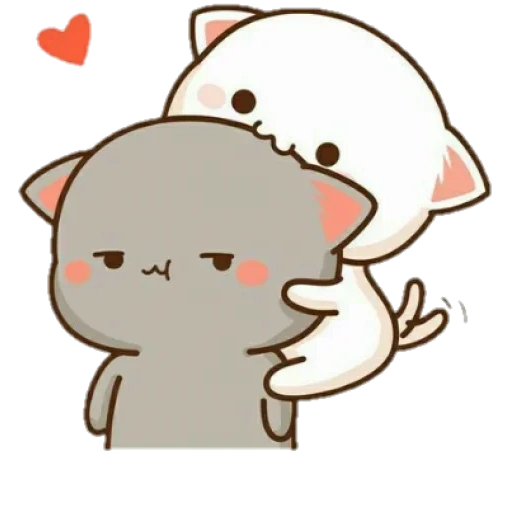kucing kawaii, gambar sayang itu lucu, kucing kawaii yang cantik, love cats kawaii, kandang kawai chibi love