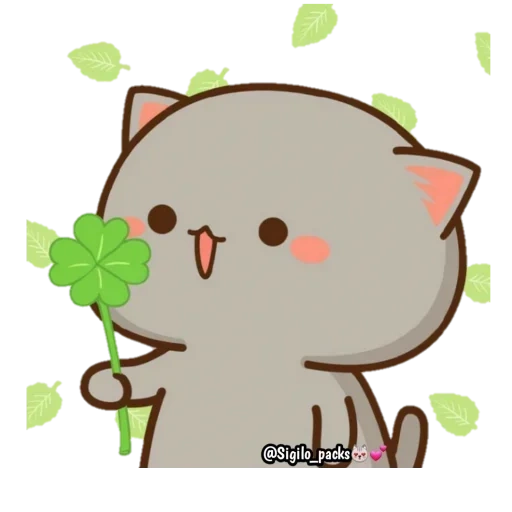 chibi carino, gatti carini, kawaii cat, mochi peach cat, disegni di kawaii carini