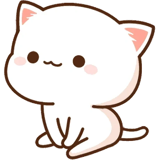 cat, katiki kavai, kitty chibi kawaii, cute kawaii drawings, cute animals sketches