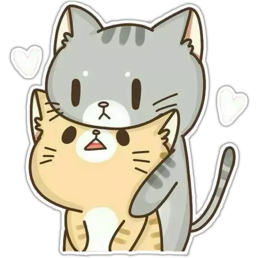 sketsa katet, kucing kawaii, kucing adalah gambar lucu, sketsa kucing lucu, gambar kucing lucu