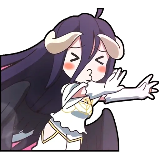 albedo, альбедо, albedo overlord, альбедо оверлорд чиби