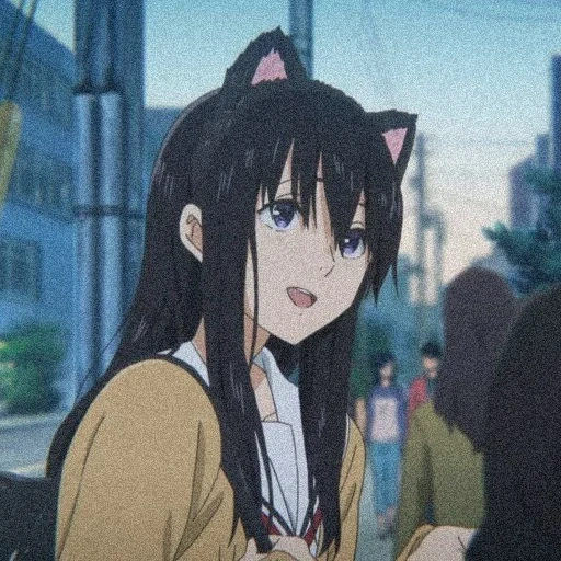 figure, naoko ueno, naoka ueno, anime girl, capture d'écran de naoka ueno