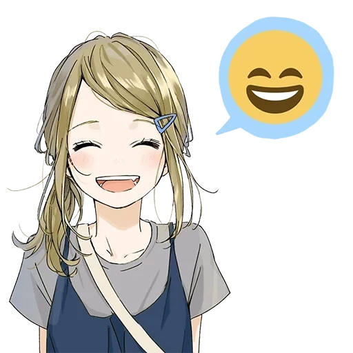 foto, sorriso de anime, emoticons de anime, anime chan sorri, smiley anime namorada