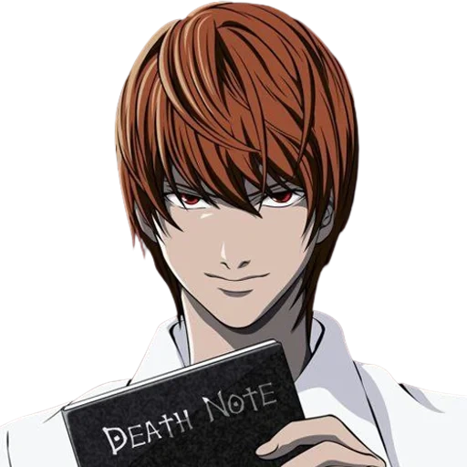 yagami léger, menace de mort, yagami light kira, note de mort de vie, kira death note art