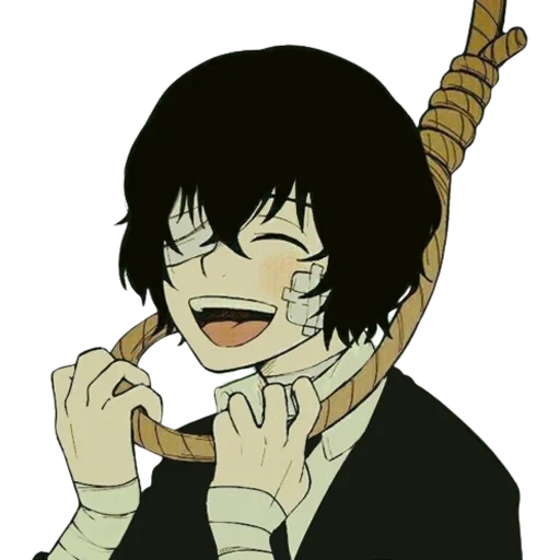 dazai, bild, anime dazai, anime charaktere, dadzai osamu selbstmord