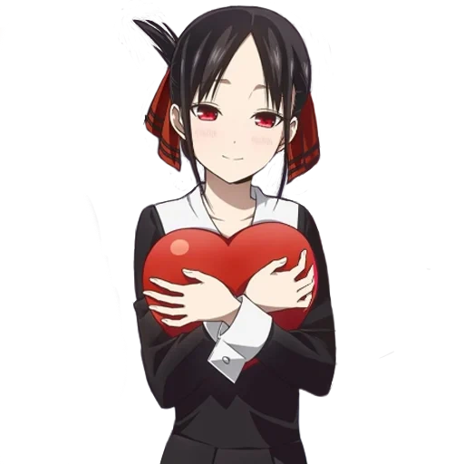 anime, kaguya tire heart, anime drawings of girls