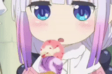 anime neko, cute anime, kanna kamui, miss kobayashi s dragon maid