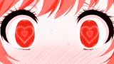anime, klip anime, mata anime, jantung anime, anime hearteye