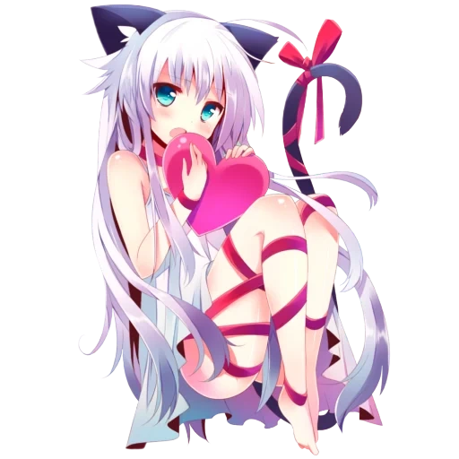 anime neko, animation de chen naizi, animation neko girl, anime girl neco