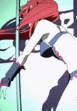 anime, rias gremory, rias gremory is dancing, high school dxd pole, high school dxd ending