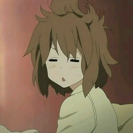 animation, cartoon amino, anime sigh, anime good morning, yuichi hirazawa is sleepy