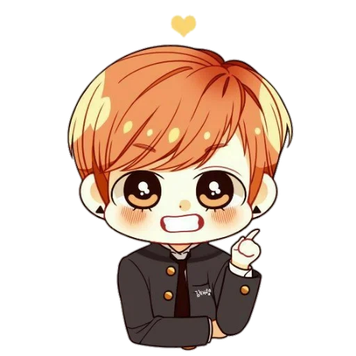 chibi bts, chibi provisional technical secretariat, chibi bts, chibi chongguke, bts art chibi jay hope