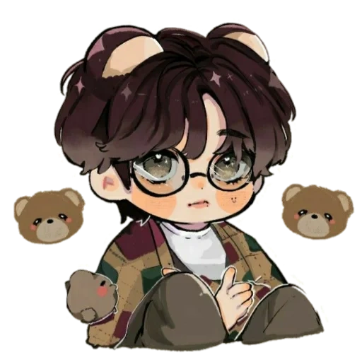 chibi jin, chibi bts, anime lindo, dibujos de chibi, lindos dibujos de chibi