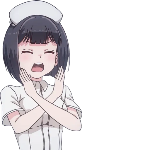 рисунок, аниме медсестра, аниме iya na kao sare nagara, iya na kao sare nagara opantsu misete moraitai мисузу танахаши