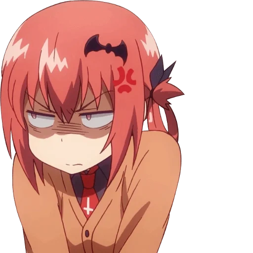 сатания, сатания чиби, сатания злая, сатания аниме, gabriel dropout