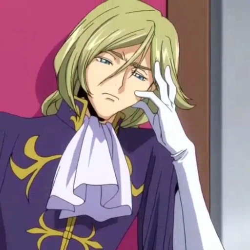 code geass, prince clovis, code dithardt, clovis labritain, code gias prince clovis