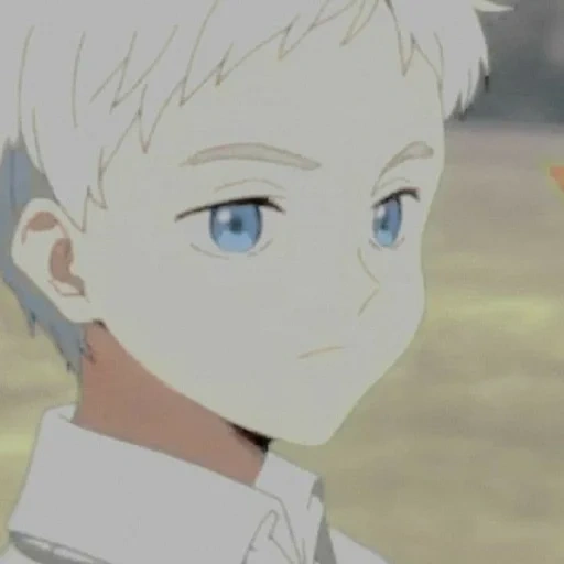 anime, anime characters, nonerland anime, anime promised nonsense, nonerland white haired boy
