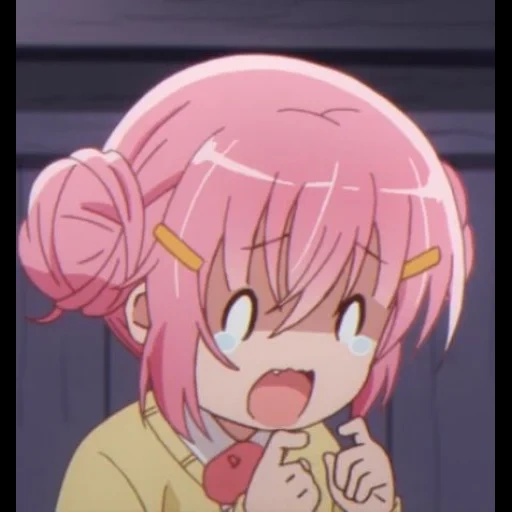 anime kawai, anime kawai, menina anime, personagens de anime, o constrangimento de um meme de anime