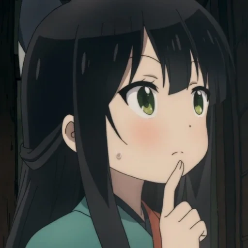 anime kawai, menina anime, personagens de anime, o rosto do anime da garota, avatar de anime animado