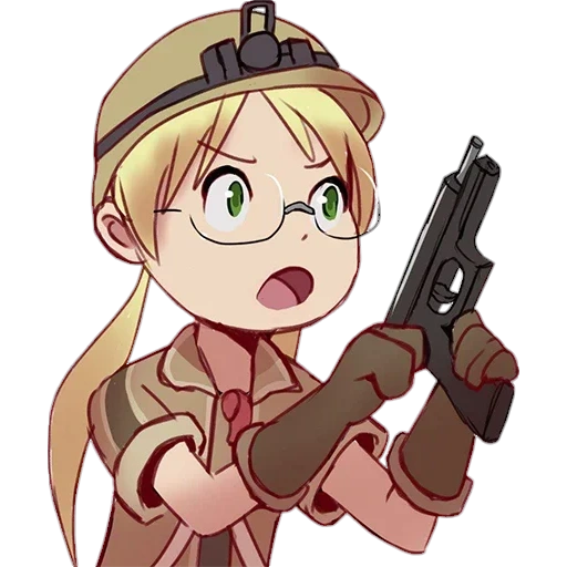 anime, personnages d'anime, rico made in abyss, hetalia chibi america, hetalia belgium chibi