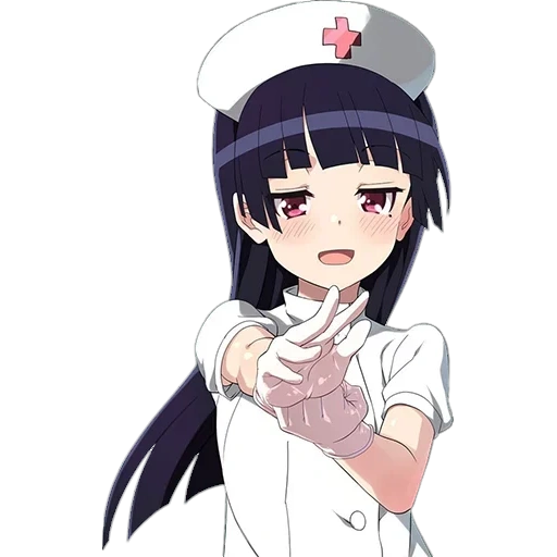 anime inj, oreimo anime, anime nurse, gokou ruri anime, ruri gokou nurse