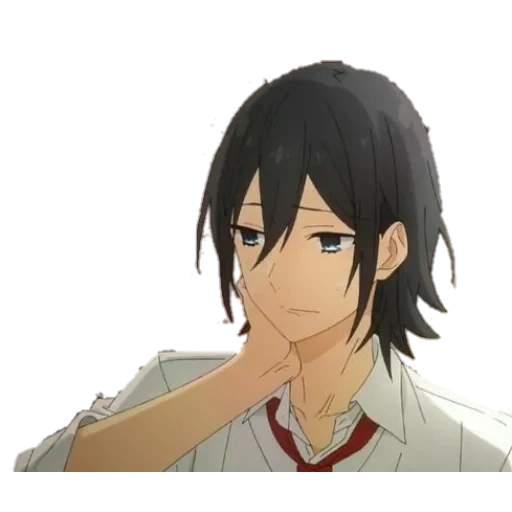 izumi miyamura screenshots, хори-сан и миямура-кун, рисунок, идзуми миямура, telegram sticker