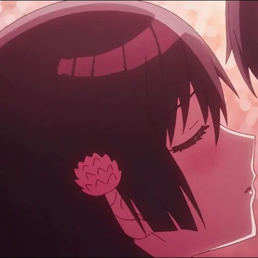anime, anime, anime couples, anime characters, mikoto misaki kiss